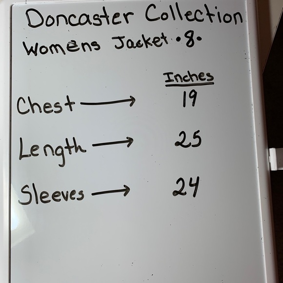 Doncaster Collection Size 8 Black Metalic Sparkle Jacket Bow in Back 3/4 Zip - Picture 3 of 13